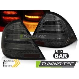 LED BAR TAIL LIGHTS SMOKE SEQ fits MERCEDES W203 SEDAN 00-04, Mercedes