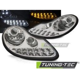 HEADLIGHTS DAYLIGHT CHROME fits PORSCHE BOXSTER 96-04 /911 996, Porsche