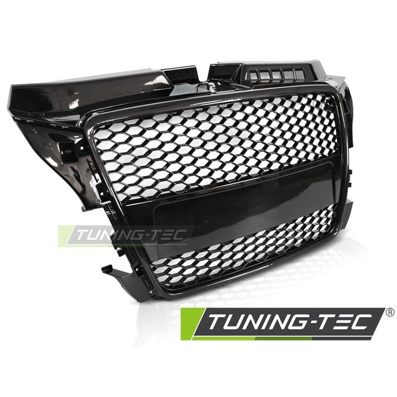 GRILLE SPORT GLOSSY BLACK fits AUDI A3 (8P) 04.08-07.12, Nouveaux produits tuning-tec