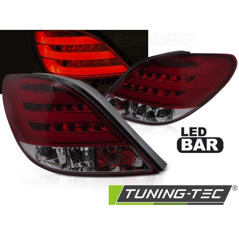 PEUGEOT 207 3D/5D 05.06-06.09 RED SMOKE LED BAR, Nouveaux produits tuning-tec