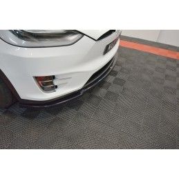 Maxton LAME DU PARE-CHOCS AVANT / SPLITTER V.1 TESLA MODEL X Gloss Black, TE-MODELX-FD1G Tuning.fr