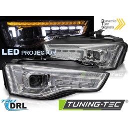 LED HEADLIGHTS LED CHROME SEQ fits AUDI A5 11-16, Nouveaux produits tuning-tec