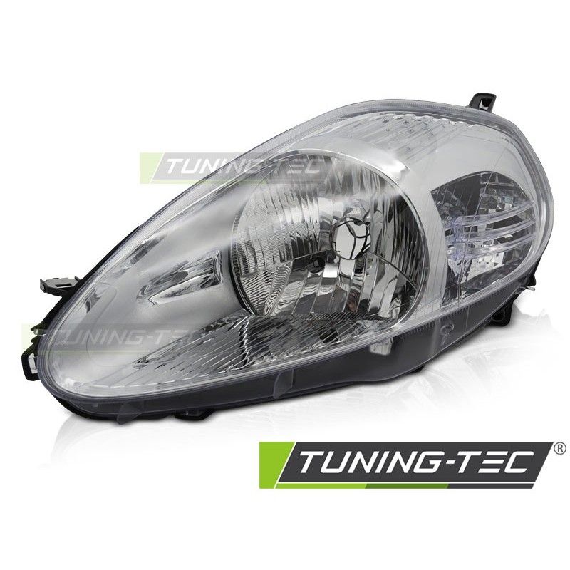 HEADLIGHT CHROME LEFT SIDE TYC fits FIAT GRANDE PUNTO 05-08, Nouveaux produits tuning-tec HEADLIGHT CHROME LEFT SIDE TYC fits FIAT GRANDE PUNTO 05-08, Nouveaux produits tuning-tec