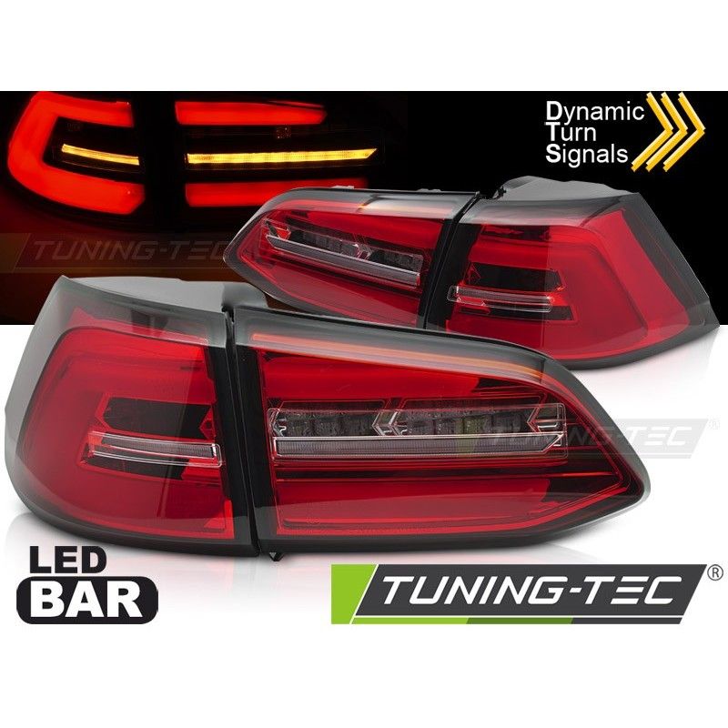 LED TAIL LIGHTS RED WHITE SEQ fits VW GOLF 7 17-19 SW, Nouveaux produits tuning-tec
