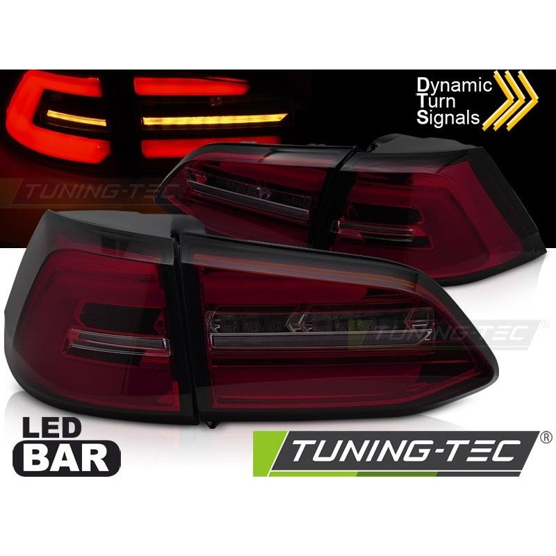 LED TAIL LIGHTS RED SMOKE SEQ fits VW GOLF 7 13-17 SW, Nouveaux produits tuning-tec