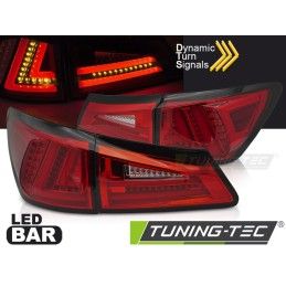 LED TAIL LIGHTS RED WHITE LED SQL fits LEXUS IS II 06-13, Nouveaux produits tuning-tec