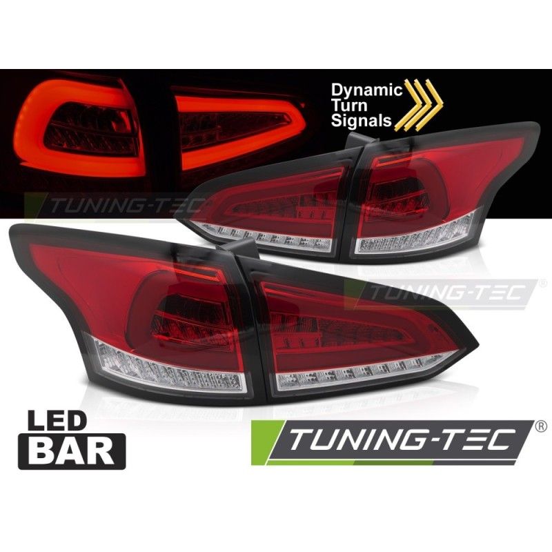 LED TAIL LIGHTS RED WHITE SEQ fits FORD FOCUS MK 3 SW 11-18 , Nouveaux produits tuning-tec