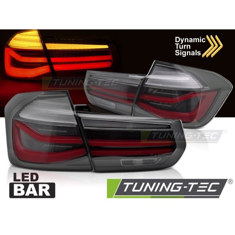 LED BAR SEQ TAIL LIGHTS SMOKE fits BMW F30 11-18, Nouveaux produits tuning-tec