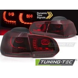 LED TAIL LIGHTS RED SMOKE SEQ fits VW GOLF 6 08-13, Nouveaux produits tuning-tec