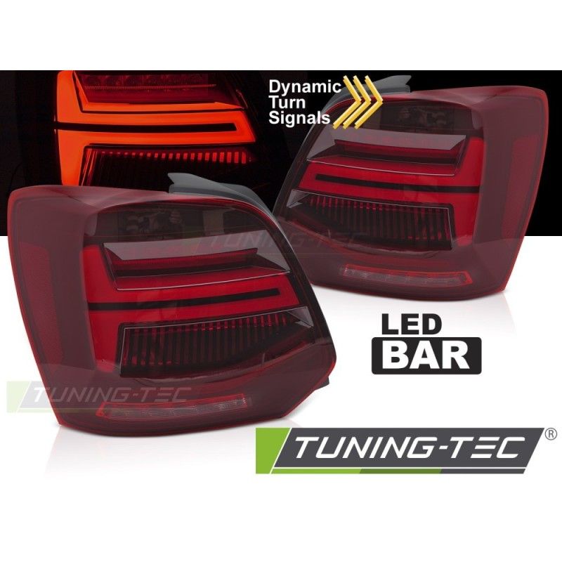 LED TAIL LIGHTS RED LED BAR fits VW POLO V 09-17, Nouveaux produits tuning-tec