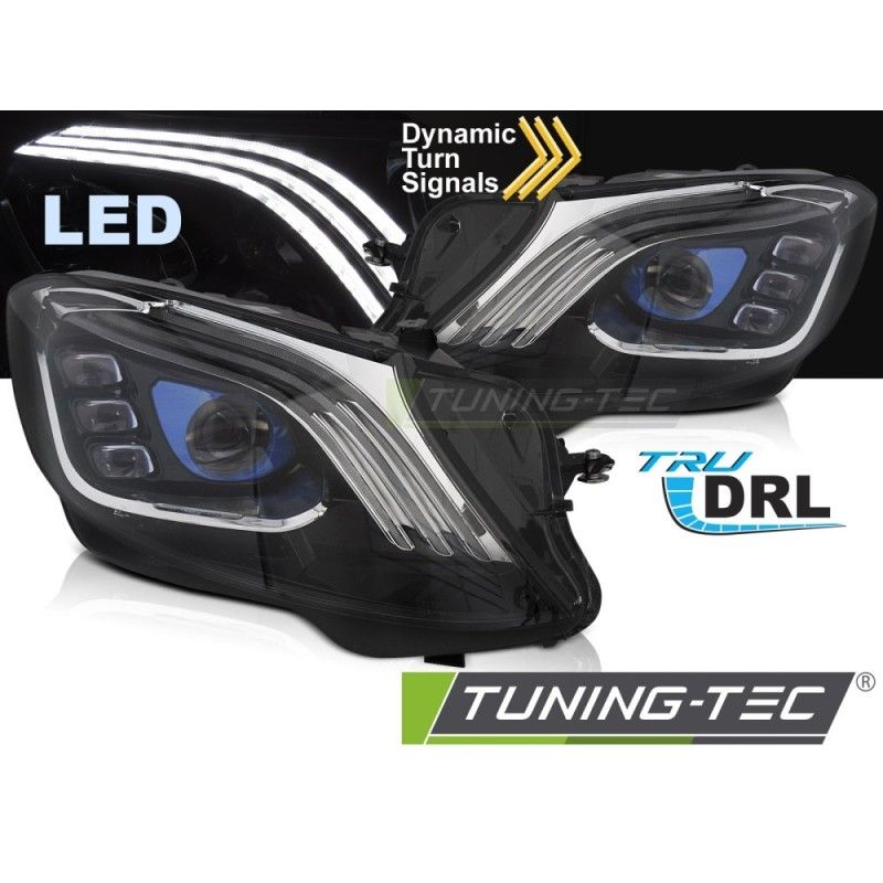 FULL LED HEADLIGHTS BLACK fits MERCEDES W222 13-17, Nouveaux produits tuning-tec
