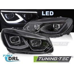 FULL LED HEADLIGHTS BLACK fits VW GOLF 6 08-13, Nouveaux produits tuning-tec