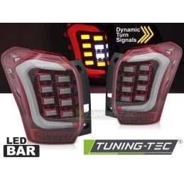 LED BAR TAIL LIGHTS RED WHITE fits SUBARU FORESTER IV 13-18, Nouveaux produits tuning-tec
