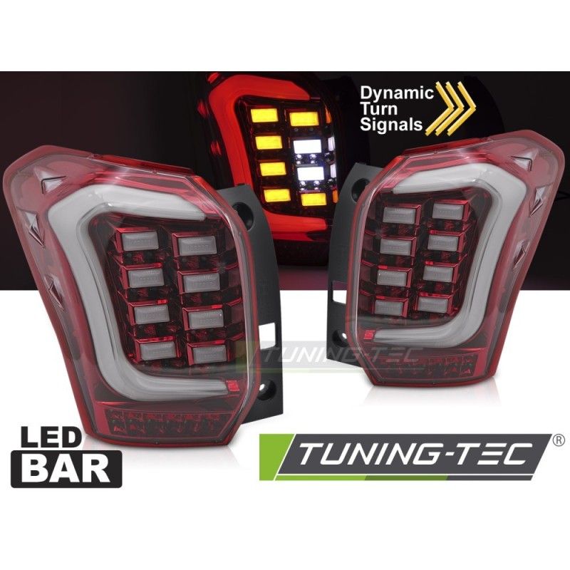 LED BAR TAIL LIGHTS RED WHITE fits SUBARU FORESTER IV 13-18, Nouveaux produits tuning-tec