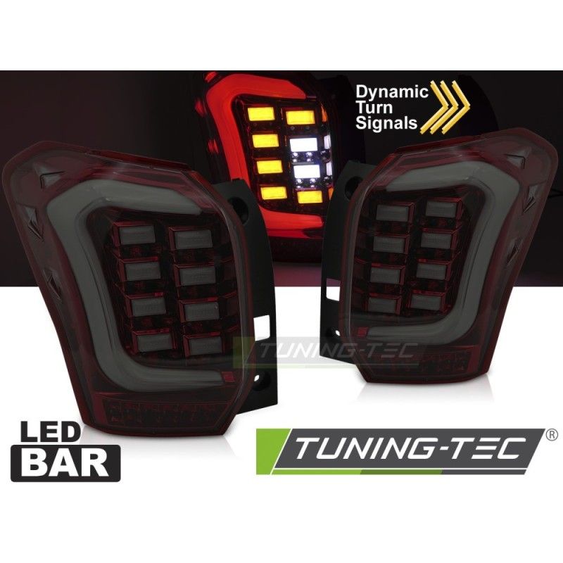 LED BAR TAIL LIGHTS RED SMOKE fits SUBARU FORESTER IV 13-18, Nouveaux produits tuning-tec