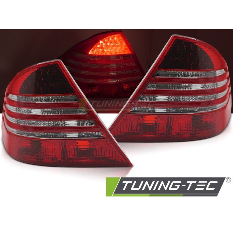LED TAIL LIGHTS RED LIGHT SMOKE fits MERCEDES W220 S-KLASA 09.98-05.05, Nouveaux produits tuning-tec