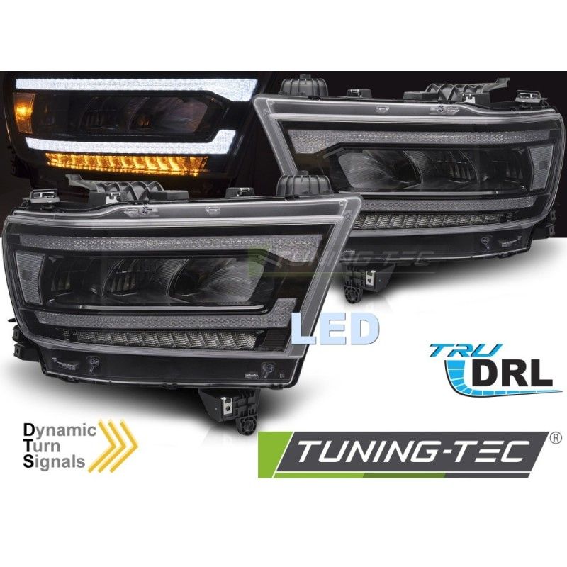 LED HEADLIGHTS DRL SEQ fits DODGE RAM 19-22, Nouveaux produits tuning-tec
