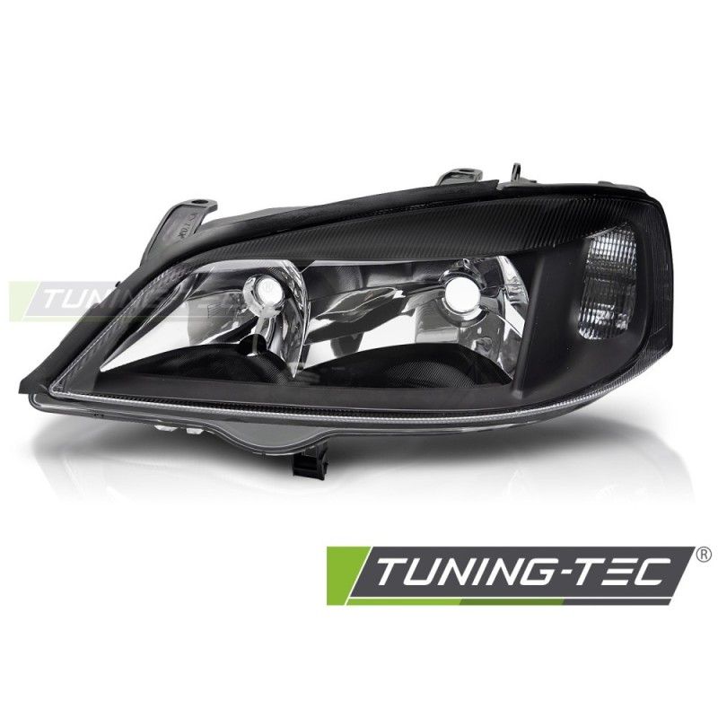 HEADLIGHTS BLACK LEFT SIDE TYC fits OPEL ASTRA G 97-04, Nouveaux produits tuning-tec