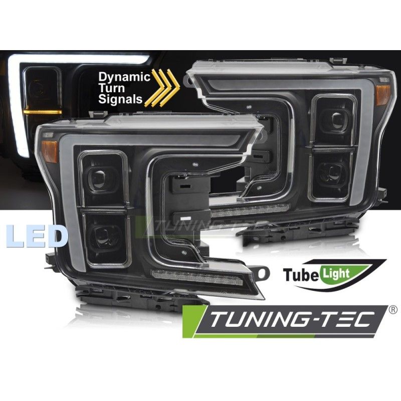 FULL LED HEADLIGHTS BLACK fits FORD F150 MK13 17-20, Nouveaux produits tuning-tec