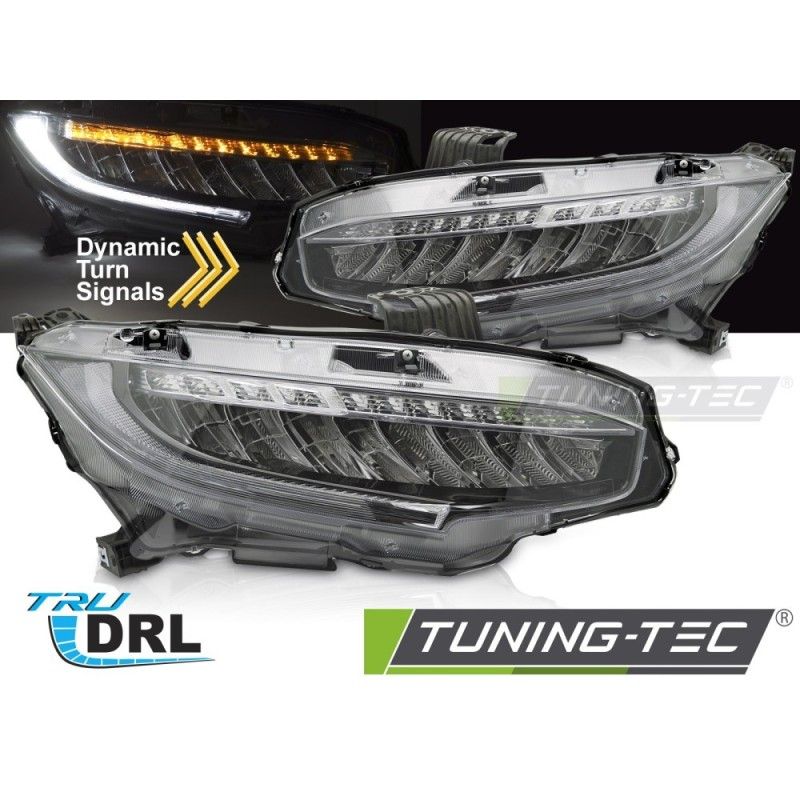 FULL LED HEADLIGHTS fits HONDA CIVIC X 16-21, Nouveaux produits tuning-tec