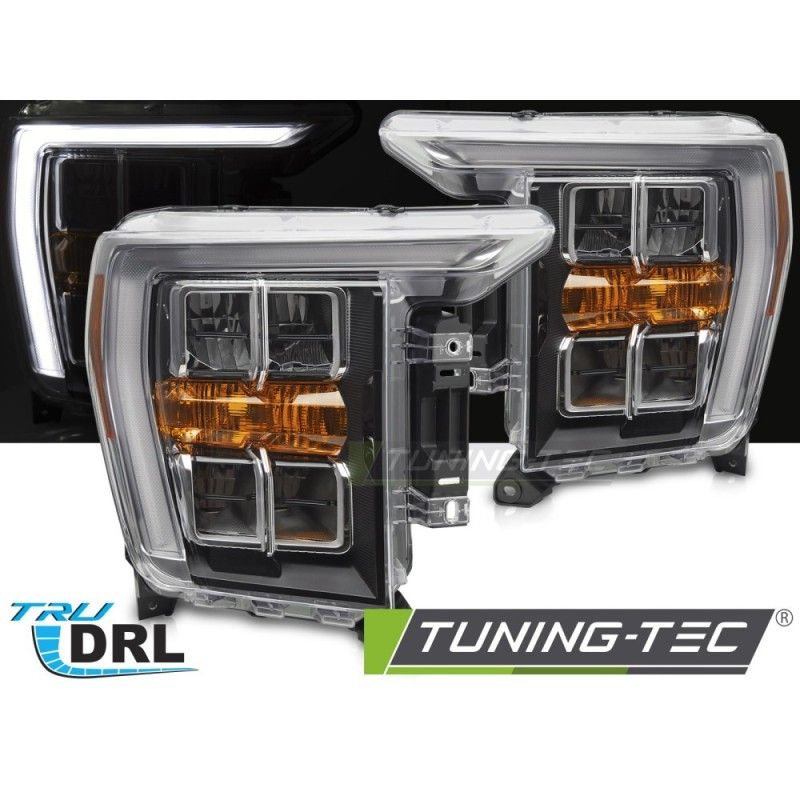HEADLIGHTS BLACK DRL fits FORD F150 MK14 20-23, Nouveaux produits tuning-tec