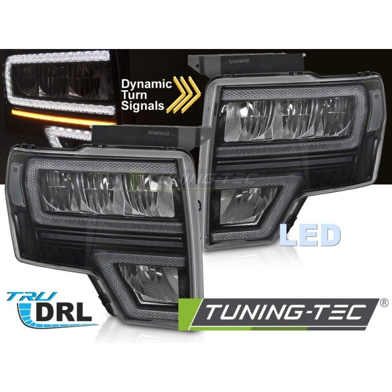 FORD F150 MK12 08-14 LED DRL SEQ BLACK, Nouveaux produits tuning-tec