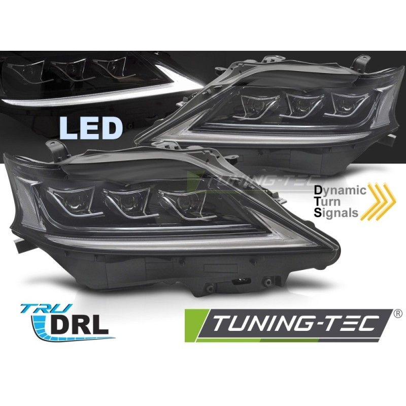 HEADLIGHTS LEXUS RX 12-15 LED BLACK, Nouveaux produits tuning-tec