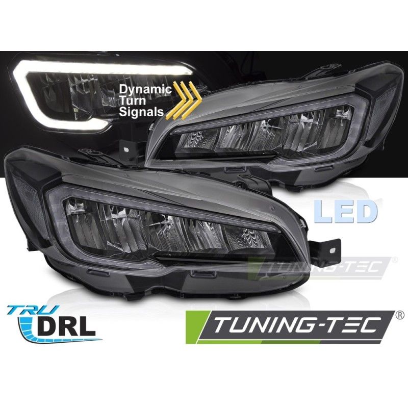 HEADLIGHTSTUBE LED BLACK fits SUBARU WRX 14-22, Nouveaux produits tuning-tec