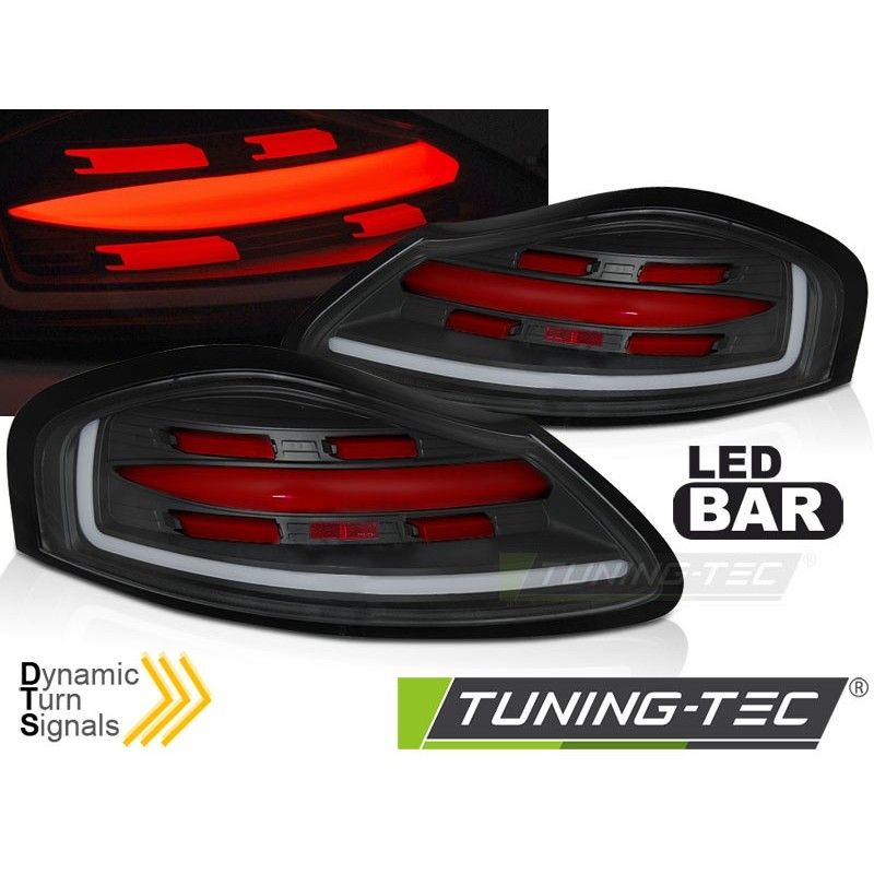 LED BAR TAIL LIGHTS BLACK-RED SEQ fits PORSCHE BOXSTER 986 96-04, Nouveaux produits tuning-tec