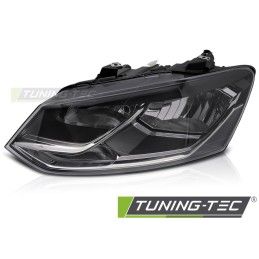 HEADLIGHT LEFT SIDE BLACK TYC fits VW POLO 6R 14-17, Nouveaux produits tuning-tec
