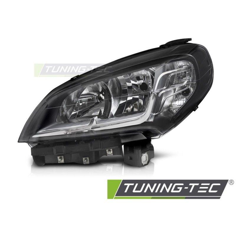HEADLIGHT LEFT SIDE BLACK TYC fits FIAT DOBLO 14-22, Nouveaux produits tuning-tec