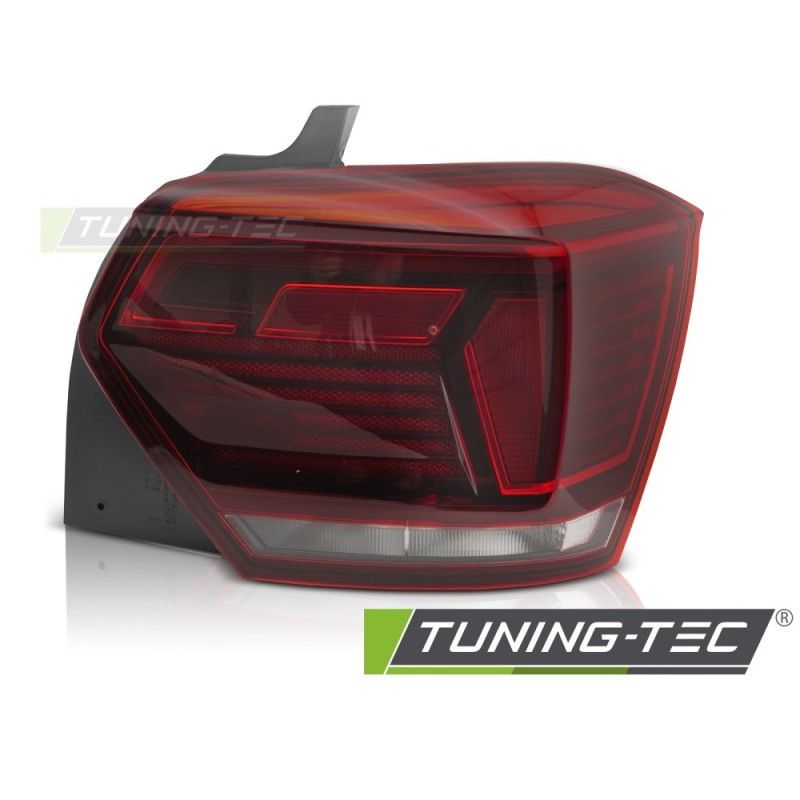 LED TAIL LIGHT RED WHITE RIGHT SIDE TYC fits POLO 2G HB 17-21, Nouveaux produits tuning-tec