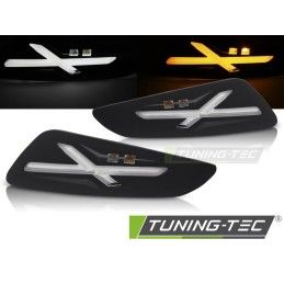 FRONT DIRECTION BLACK LED fits VESPA SPRINT / PRIMAVERA 150cc, Nouveaux produits tuning-tec