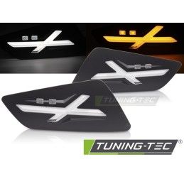 FRONT DIRECTION BLACK LED fits VESPA GTS / GTV 300cc, Nouveaux produits tuning-tec