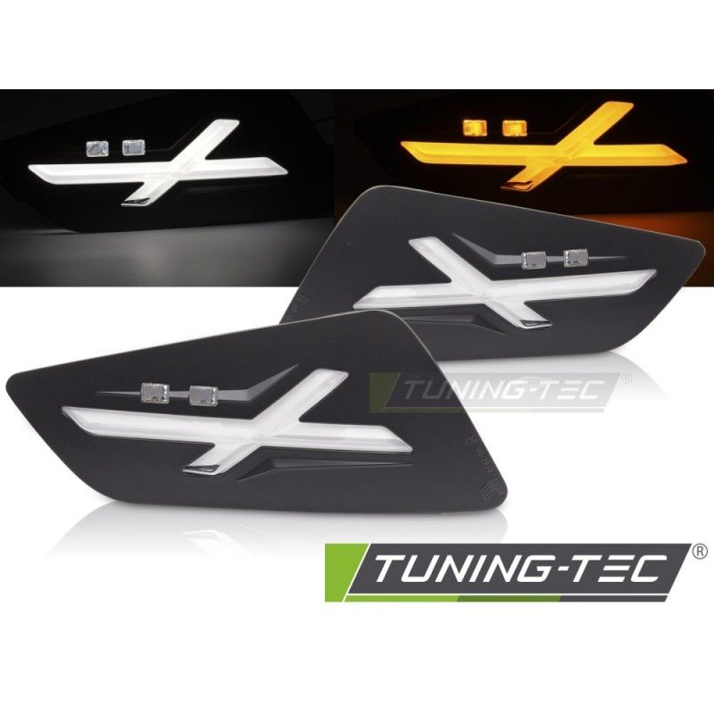 FRONT DIRECTION BLACK LED fits VESPA GTS / GTV 300cc, Nouveaux produits tuning-tec