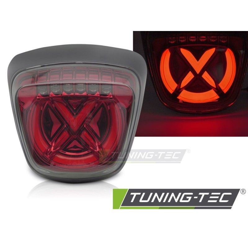 LED TAIL LIGHT RED SMOKE RED fits VESPA SPRINT 125 / 150, Nouveaux produits tuning-tec