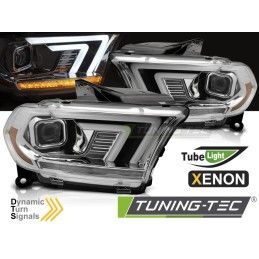 XENON HEADLIGHTS CHROME TUBE SEQ fits DODGE DURANGO 10-13 , Nouveaux produits tuning-tec