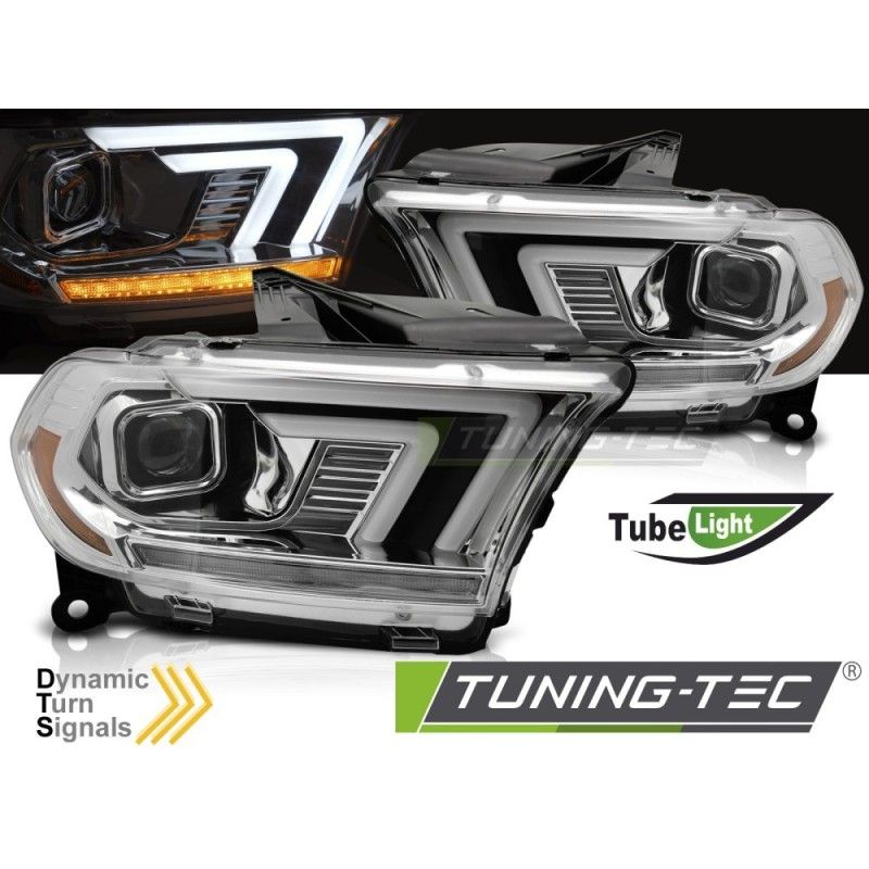 HEADLIGHTS CHROME TUBE SEQ fits DODGE DURANGO 10-13 , Nouveaux produits tuning-tec