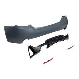 Pare-Choc Arrière BMW F32 / F33 / F36 Look M Performance 1 Sortie double, Nouveaux produits eurolineas