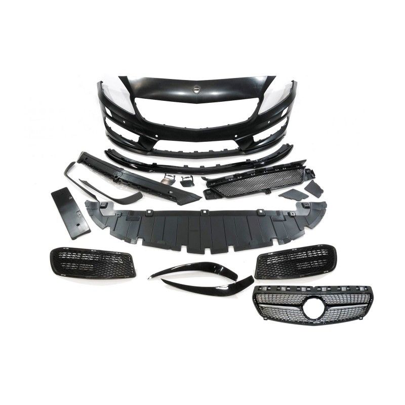Pare-Choc Avant Mercedes W176 2012-2015 A45 Look AMG Stationnement Calandre, Nouveaux produits eurolineas Pare-Choc Avant Mercedes W176 2012-2015 A45 Look AMG Stationnement Calandre, Nouveaux produits eurolineas