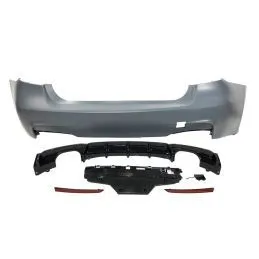 Pare-Choc Arrière BMW F30 Look M Performance 2 Sortie double, Nouveaux produits eurolineas