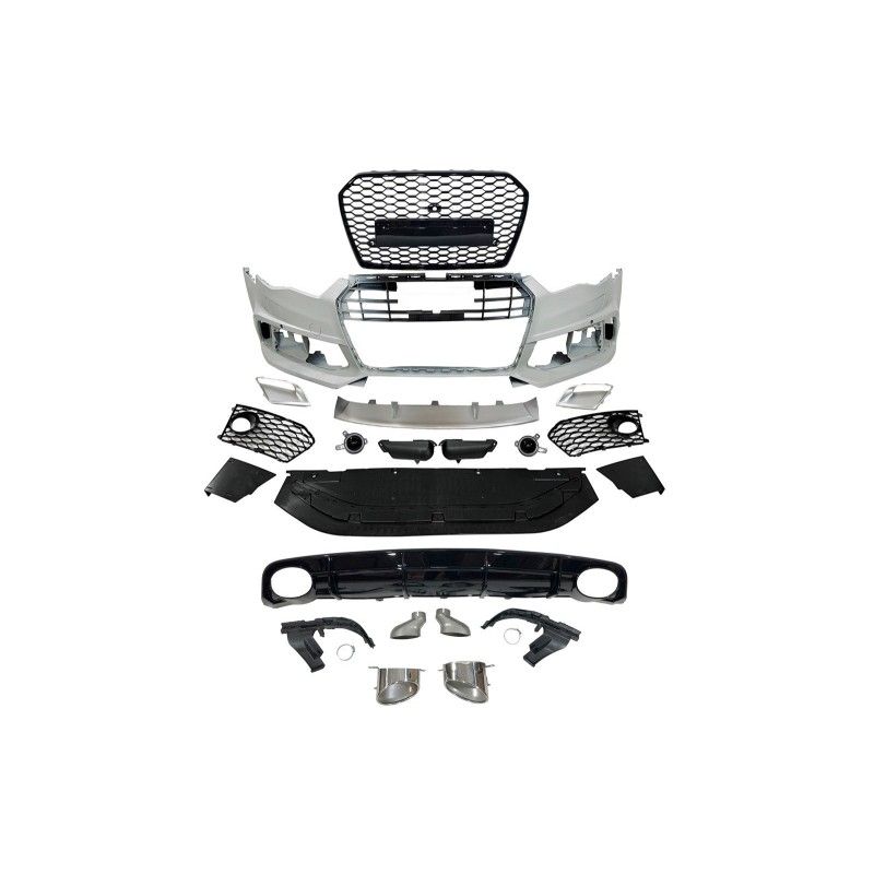 Kit De Carrosserie AUDI A6 / A6 AVANT 2015- 2018 C7 SLINE LOOK RS6 Caméra, Nouveaux produits eurolineas Kit De Carrosserie AUDI A6 / A6 AVANT 2015- 2018 C7 SLINE LOOK RS6 Caméra, Nouveaux produits eurolineas