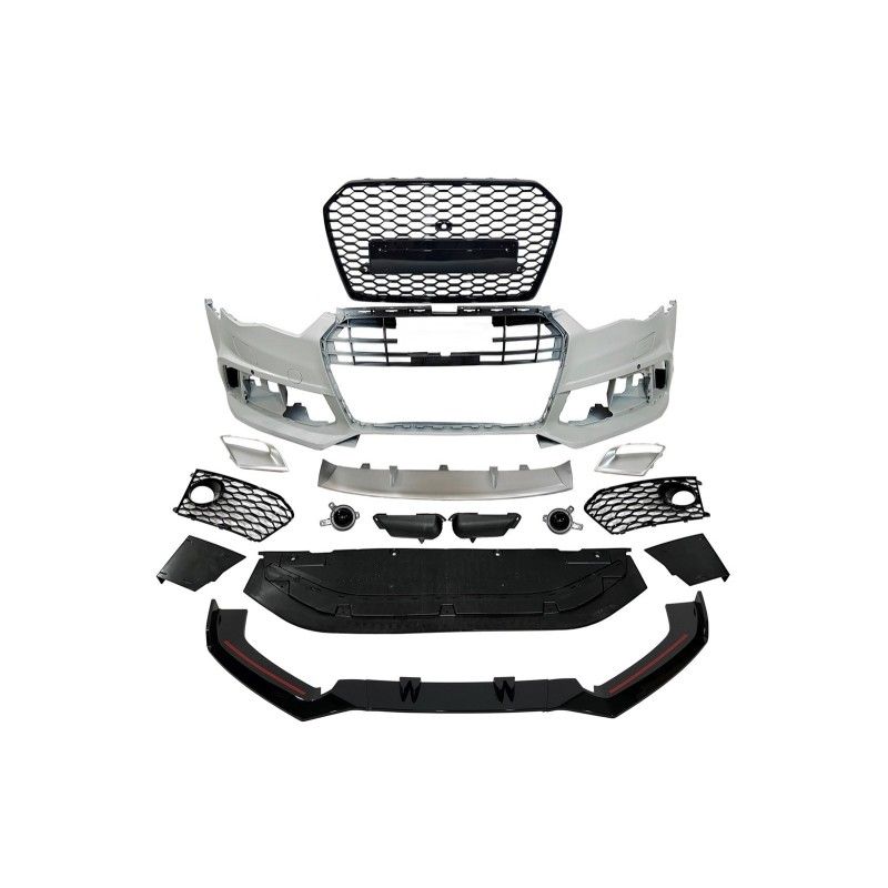 Pare-Choc Avant Audi A6 2015-2018 C7 Look RS6 Déflecteur Avant Caméra, Nouveaux produits eurolineas Pare-Choc Avant Audi A6 2015-2018 C7 Look RS6 Déflecteur Avant Caméra, Nouveaux produits eurolineas