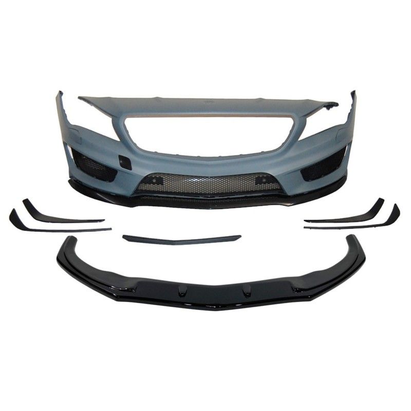 Pare-Choc Avant Mercedes W117 13-15 4P / SW Look AMG A45 Déflecteur, Nouveaux produits eurolineas Pare-Choc Avant Mercedes W117 13-15 4P / SW Look AMG A45 Déflecteur, Nouveaux produits eurolineas