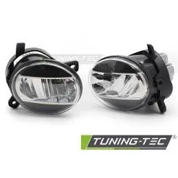 FOG LIGHTS LED BLACK CLEAR fits AUDI A4 B8 08-11 / A6 C6 09-11 / Q5 08-16, Nouveaux produits tuning-tec