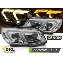 XENON HEADLIGHTS YELLOW LED CHROME DRL fits BMW E92 / E93 LCI 10-13, Nouveaux produits tuning-tec