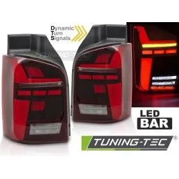 LED BAR TAIL LIGHTS RED SEQ fits VW T5 04.03-09 / 10-15, Nouveaux produits tuning-tec