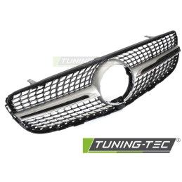 GRILLE DIAMOND SILVER CHROME with CAMERA HOLE fits MERCEDES GLC W253 15-18, Nouveaux produits tuning-tec