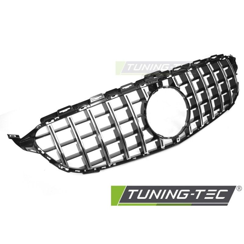 GRILLE SPORT BLACK CHROME fits MERCEDES W205 14-21 / S205 14-21 / C205 15-23 / A205 16-23, Nouveaux produits tuning-tec