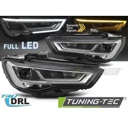 HEADLIGHTS FULL LED SEQ DRL fits AUDI A3 8V 12-16, Nouveaux produits tuning-tec